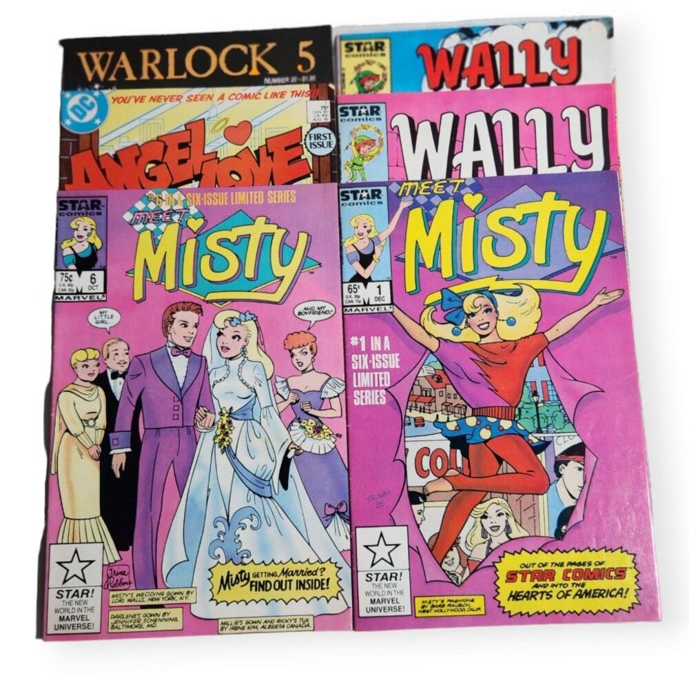DC, Aireel, Marvel Star Comics Lot Of 6 (65 cent - $1.95) Pre-owned 1980's